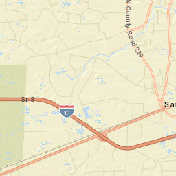 Sanderson Florida Street Map