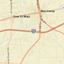 Macclenny Florida Street Map