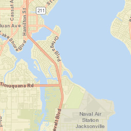 Yukon Florida Street Map