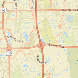 Stockade Florida Street Map