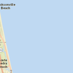 Ponte Vedra Beach Florida Street Map