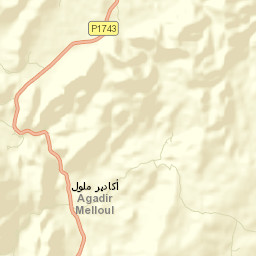 Agadir Melloul Street Map