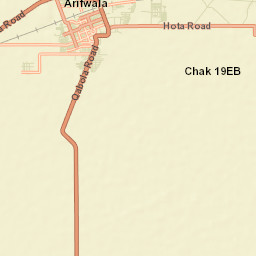 Arifwala Street Map