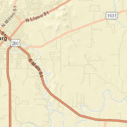 Fredericksburg Street Map