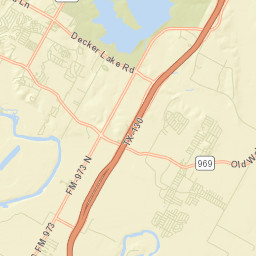 Hornsby Bend Street Map