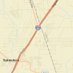 Splendora Street Map