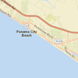 Gulf Lagoon Beach Florida Street Map