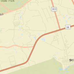 Saint Marks Florida Street Map