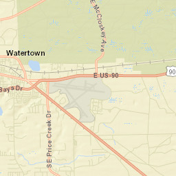 Watertown Florida Street Map
