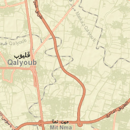 Qalyūb Street Map