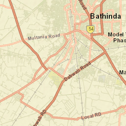 Bhatinda Street Map