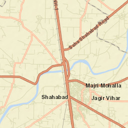 Shahabad Street Map