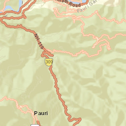 Pauri Street Map