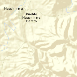 Huachinera Street Map