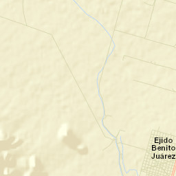 Ejido Benito Juárez Street Map