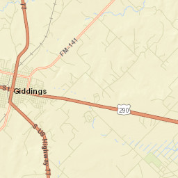 Giddings Street Map