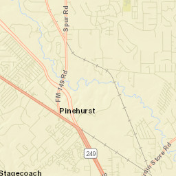 15105-15203 Wildwood Trce, Magnolia, TX Street Map