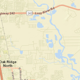 Oak Ridge North Street Map