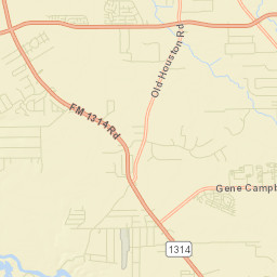 Porter Heights Street Map