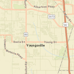 Youngsville Street Map