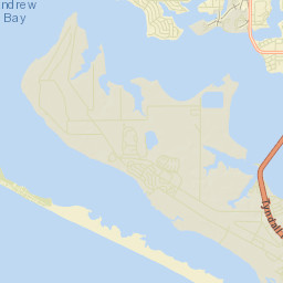 San Blas Florida Street Map