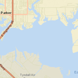 Old Callaway Florida Street Map