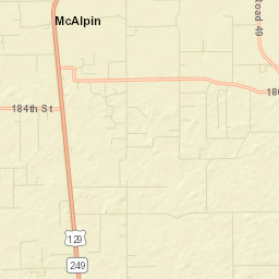 McAlpin Florida Street Map
