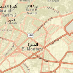 Hadayek El Kobba Street Map
