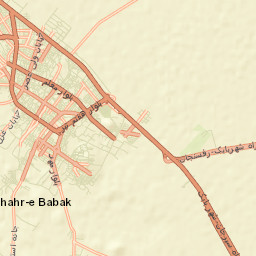 Shahrbabak Street Map