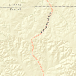 7852 Ranch Road 1376, Fredericksburg Street Map