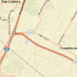 Onion Creek Street Map