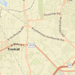100-198 South Oak, Tomball, TX 77375 Street Map