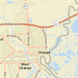 West Orange Street Map