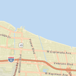 Kenner Street Map