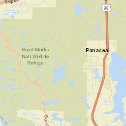 Panacea Florida Street Map