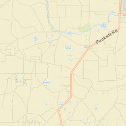 Taylor County Street Map