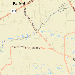 Raiford Florida Street Map