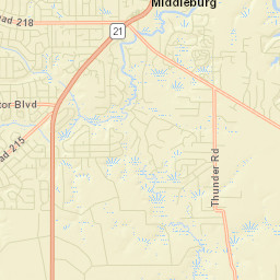 Middleburg Florida Street Map
