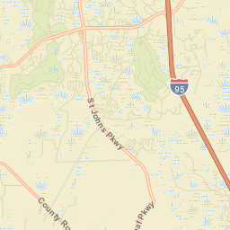 Whites Ford Florida Street Map