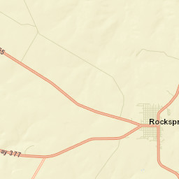 Rocksprings Street Map