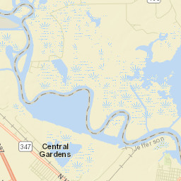 Central Gardens Street Map