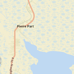Pierre Part Street Map