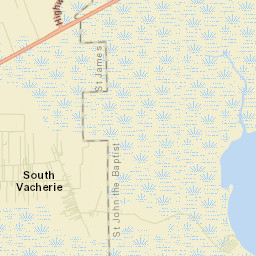 South Vacherie Street Map
