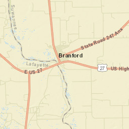 Grady Florida Street Map