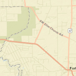 Fort White Florida Street Map