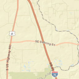 Mikesville Florida Street Map