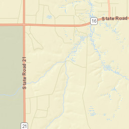 Clay County Street Map