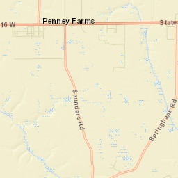 Penney Farms Florida Street Map
