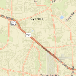 Oak Cliff Place Street Map