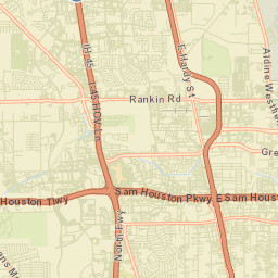 Aldine Street Map